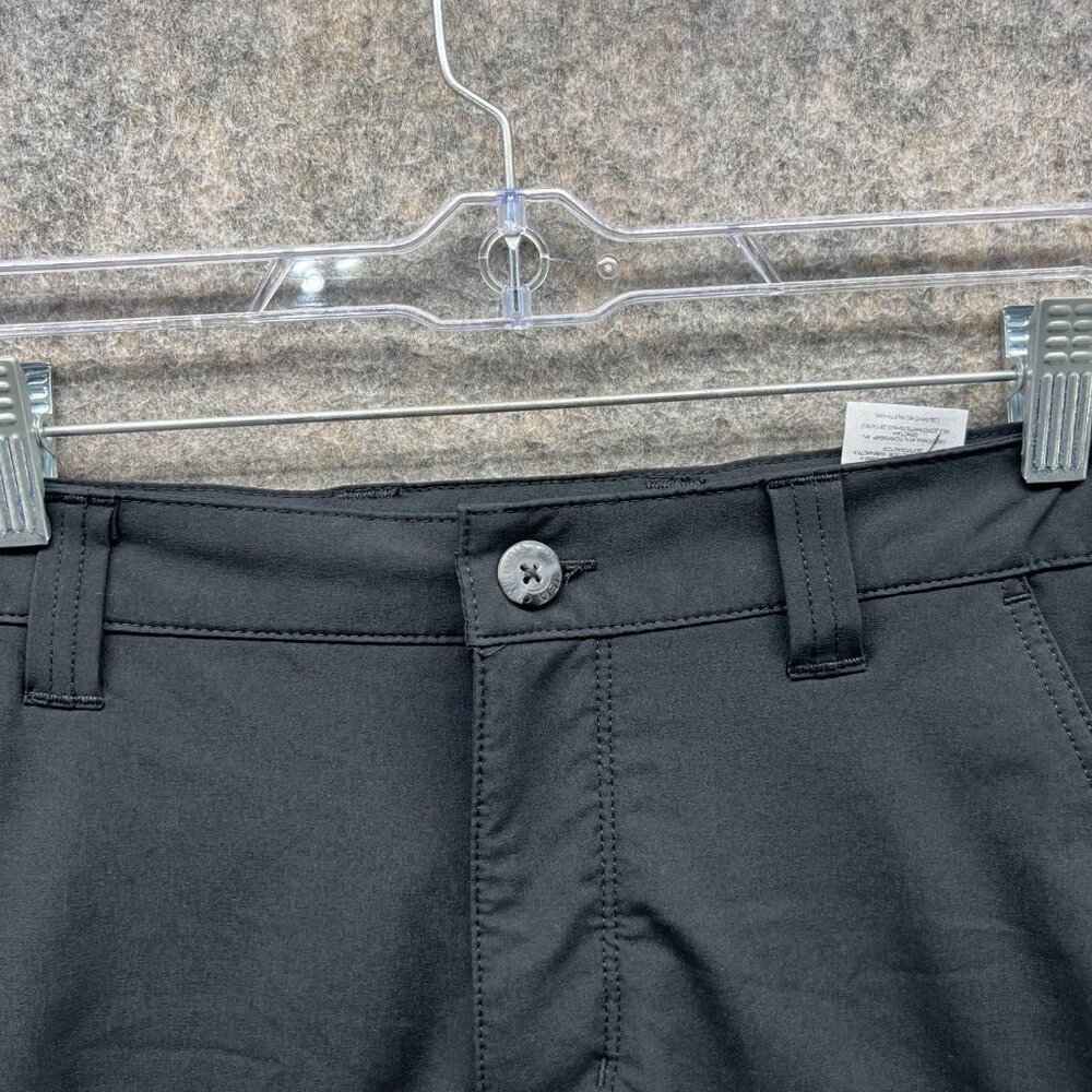 Columbia Shorts Men 30 Adult Black Chino Flat Front Casual PFG Fishing Gear - Picture 5 of 14